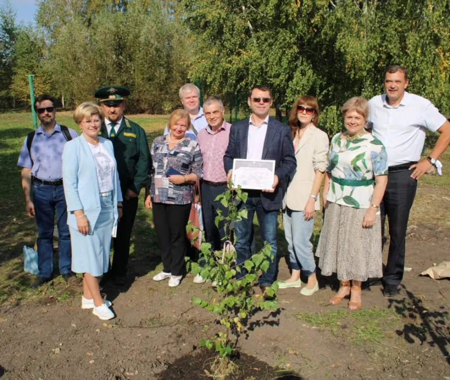 Аллея архивистов появилась в с. Большое Болдино Нижегородской области