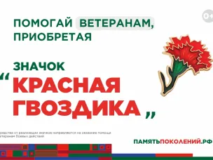 Стартовала ежегодная всероссийская акция помощи ветеранам «Красная гвоздика»