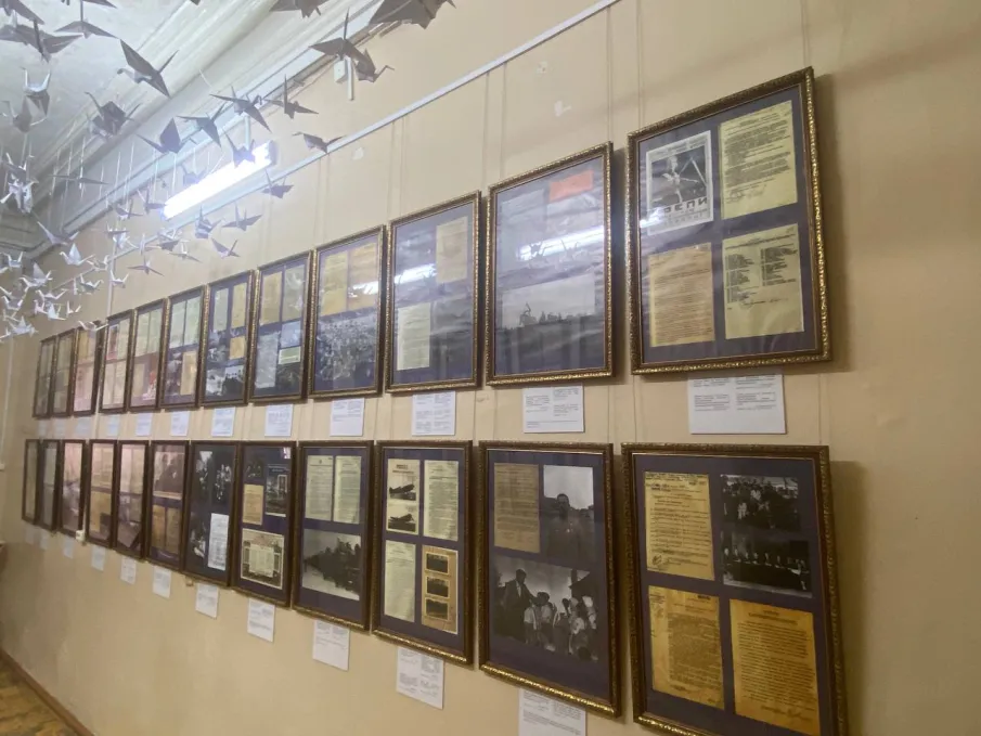 Первый заместитель руководителя комитета по делам архивов приняла участие в открытии выставки