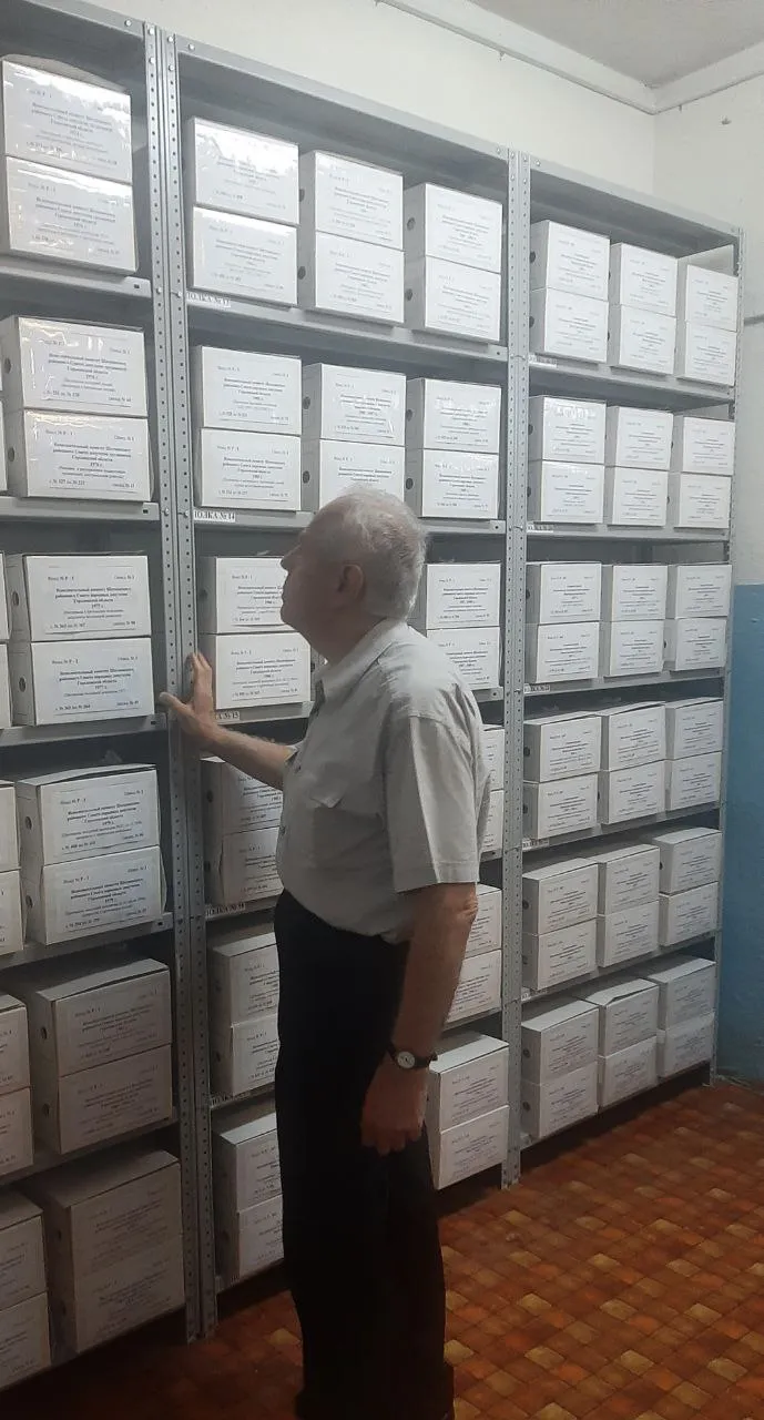 Рабочий визит в  архивный сектор управления делами администрации Шатковского муниципального округа Нижегородской области